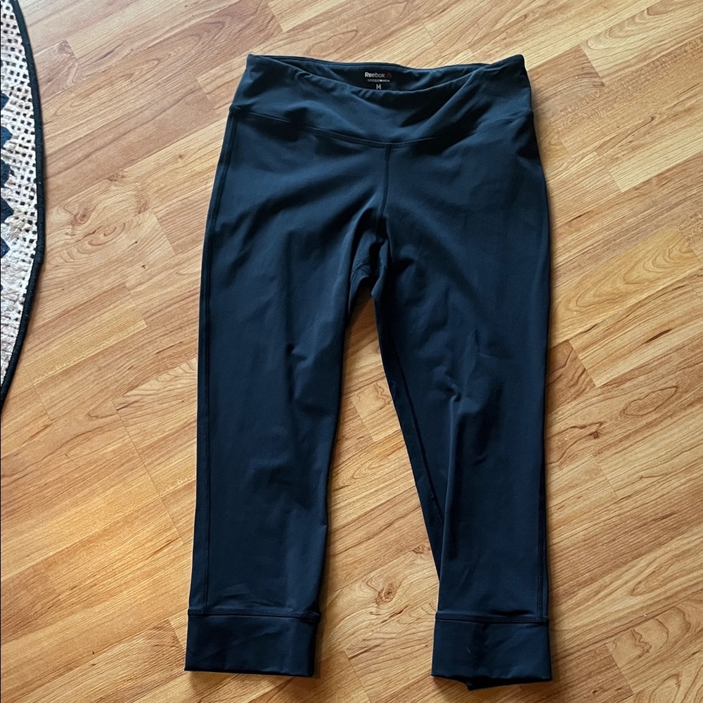 Reebok Black Ankle Cropped Pants